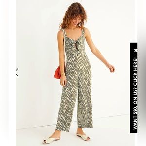 MADEWELL Plumeria Cutout Jumpsuit in Mini Daisy